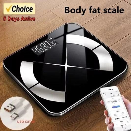 Electronic Scale Smart Bluetooth Weighing Human Charging Simple Weight Scale Weighing Household Fat Body Fat Measurement Scale