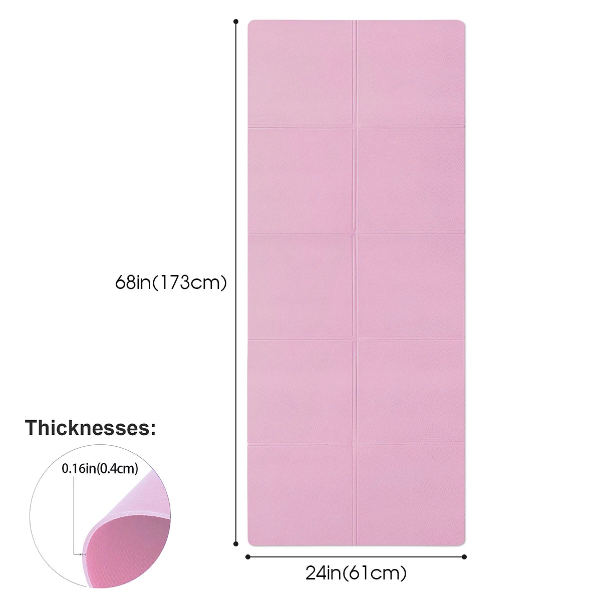 “Premium 4MM EVA Anti-Slip Yoga Mat for Yoga, Pilates & Exercise”