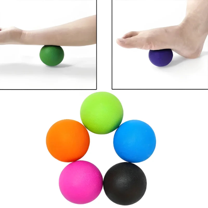 Tpe 6CM Fascia Ball Deep Tissue Muscle Relaxation Exercise Sports Fitness Yoga Massage Trigger Point Stress Pain Relief