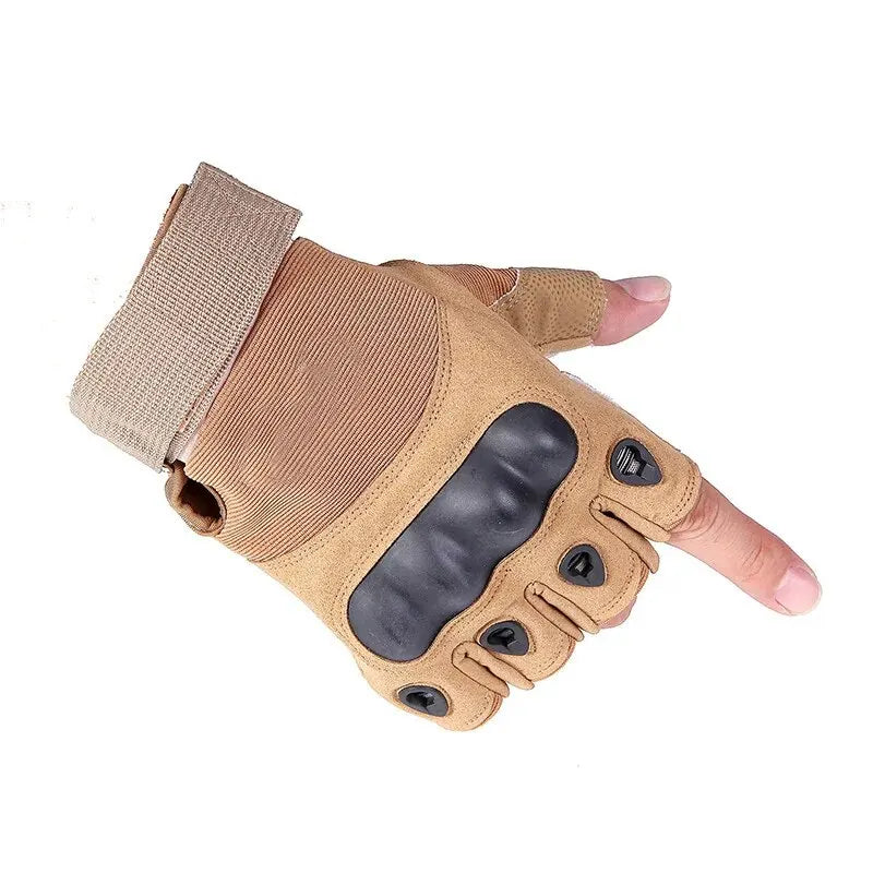 Fitness Anti Slip Cycling Gloves, Wear-resistant Outdoor Tactical Sports Climbing Half Finger Gloves