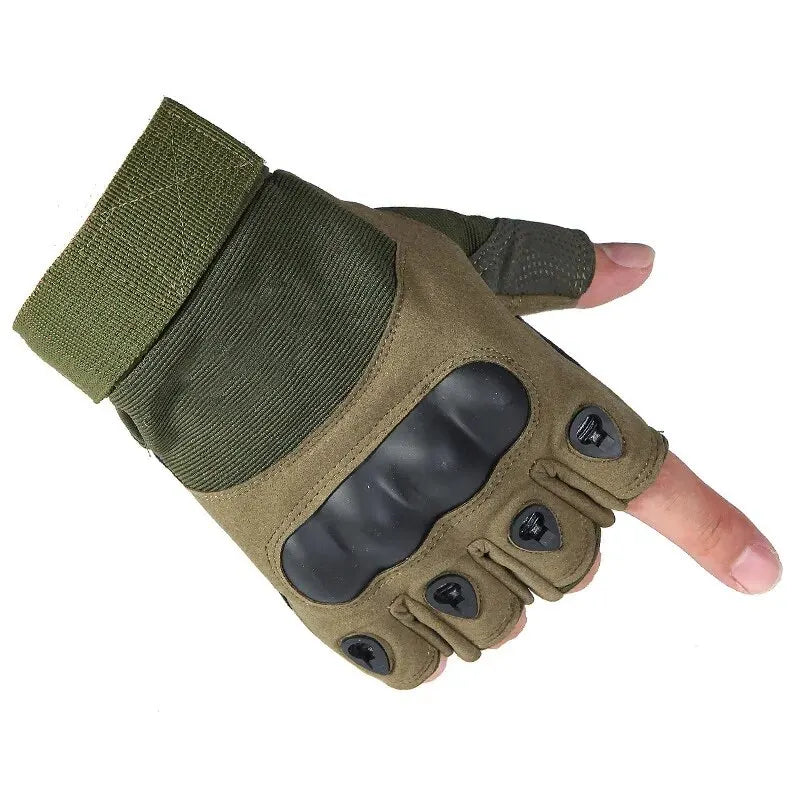 Fitness Anti Slip Cycling Gloves, Wear-resistant Outdoor Tactical Sports Climbing Half Finger Gloves