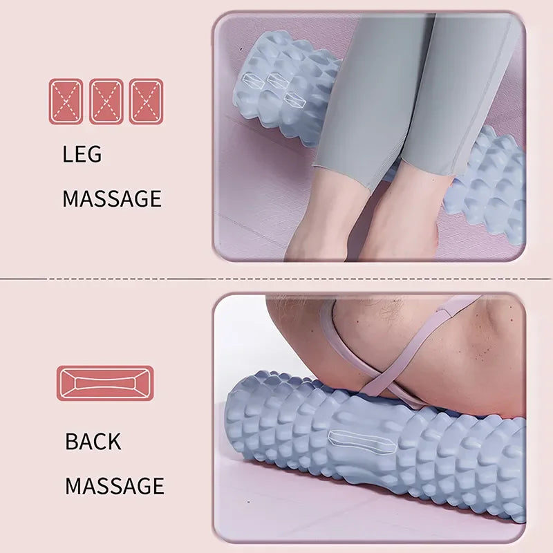 Foam Rollers for Muscle Massage - HIGH-Density Back Foam Roller for Back Pain Relief & Muscle Recovery in Legs & Arms