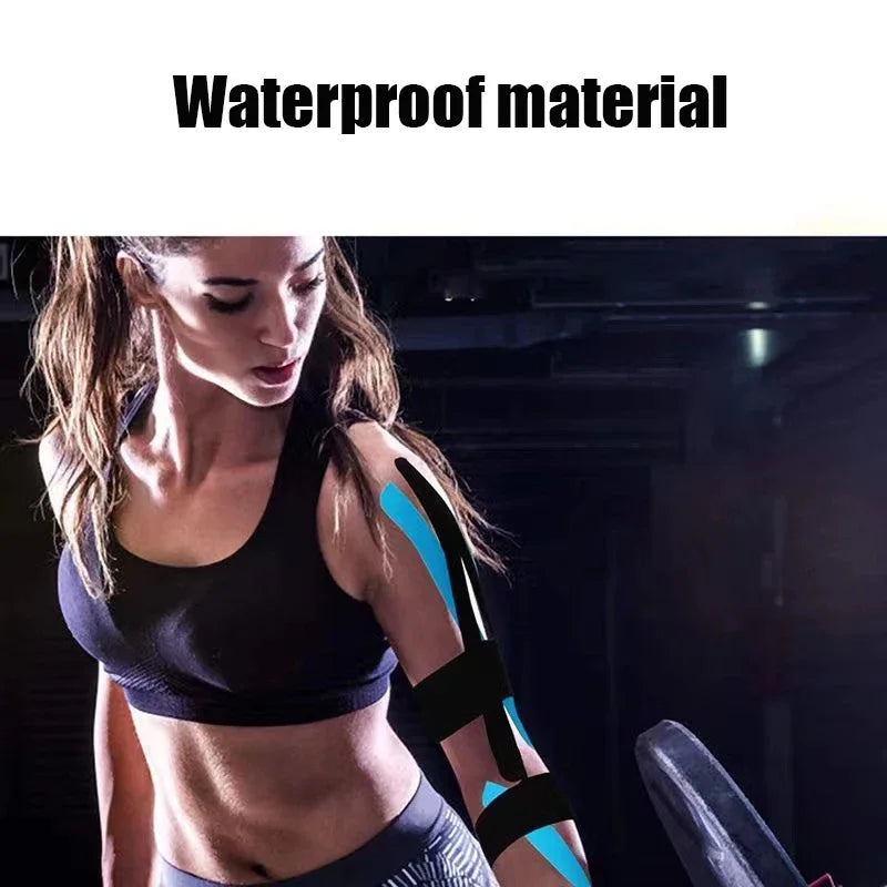 New Kinesiology Tape Athletic Recovery Elastic Tape Kneepad Muscle Pain Relief Knee Pads Support for Gym Fitness Bandage