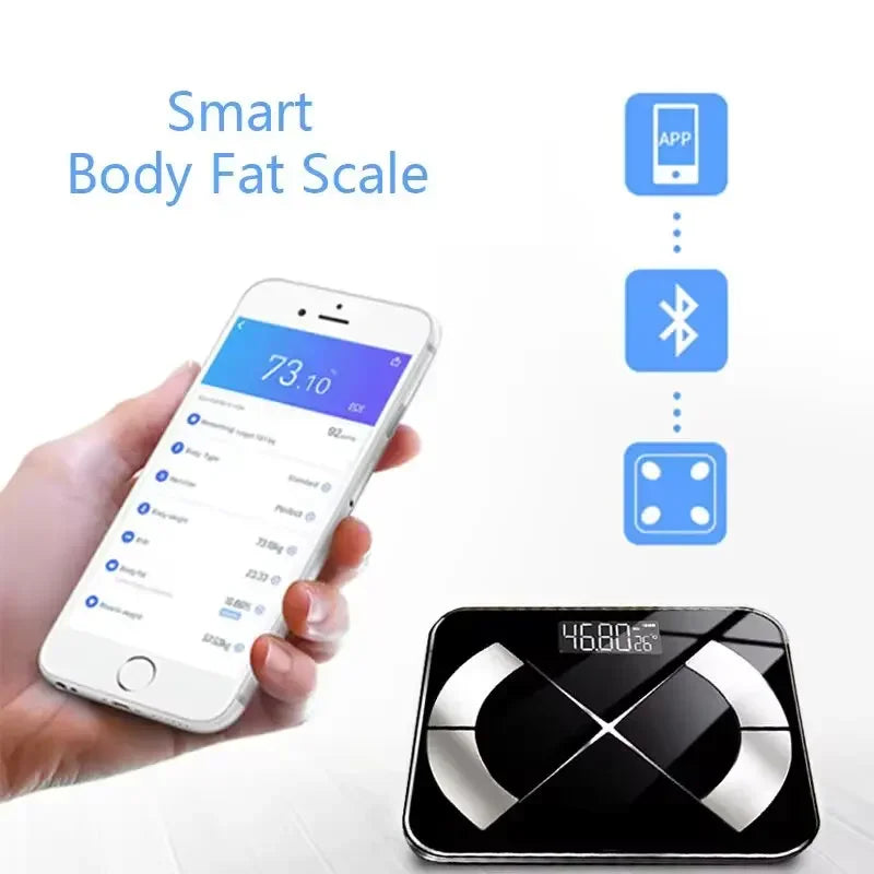 Electronic Scale Smart Bluetooth Weighing Human Charging Simple Weight Scale Weighing Household Fat Body Fat Measurement Scale