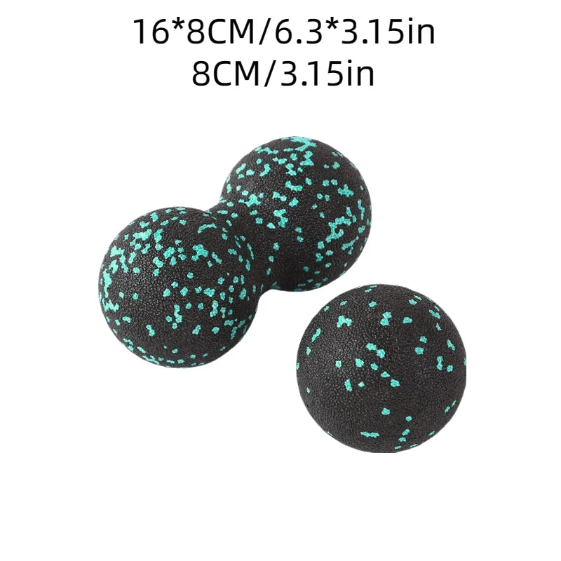 Yoga Peanut Balls Body Massage Fascia Ball Suit Foam Block High Density Muscle Relaxation Lacrosse Exercise Fitness Relieve Pain